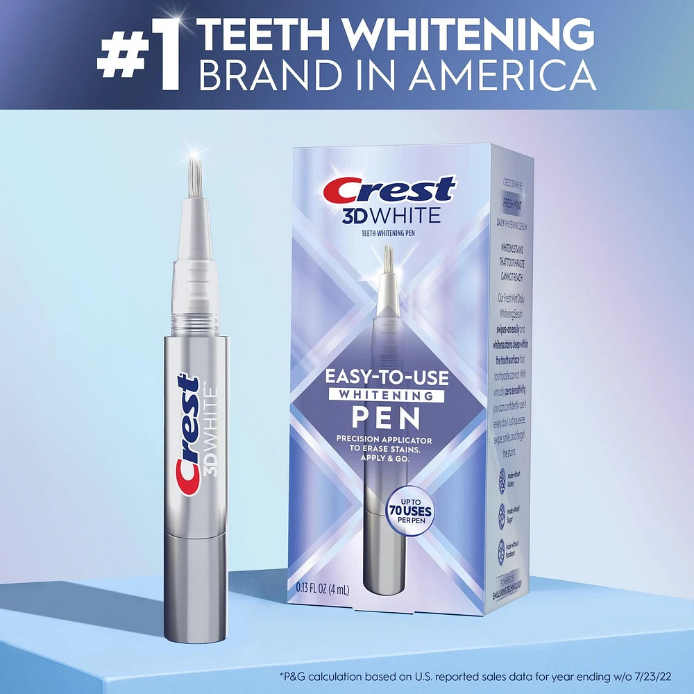 Crest 3DWhite Easy-To-Use Teeth Whitening Pen, 4ML