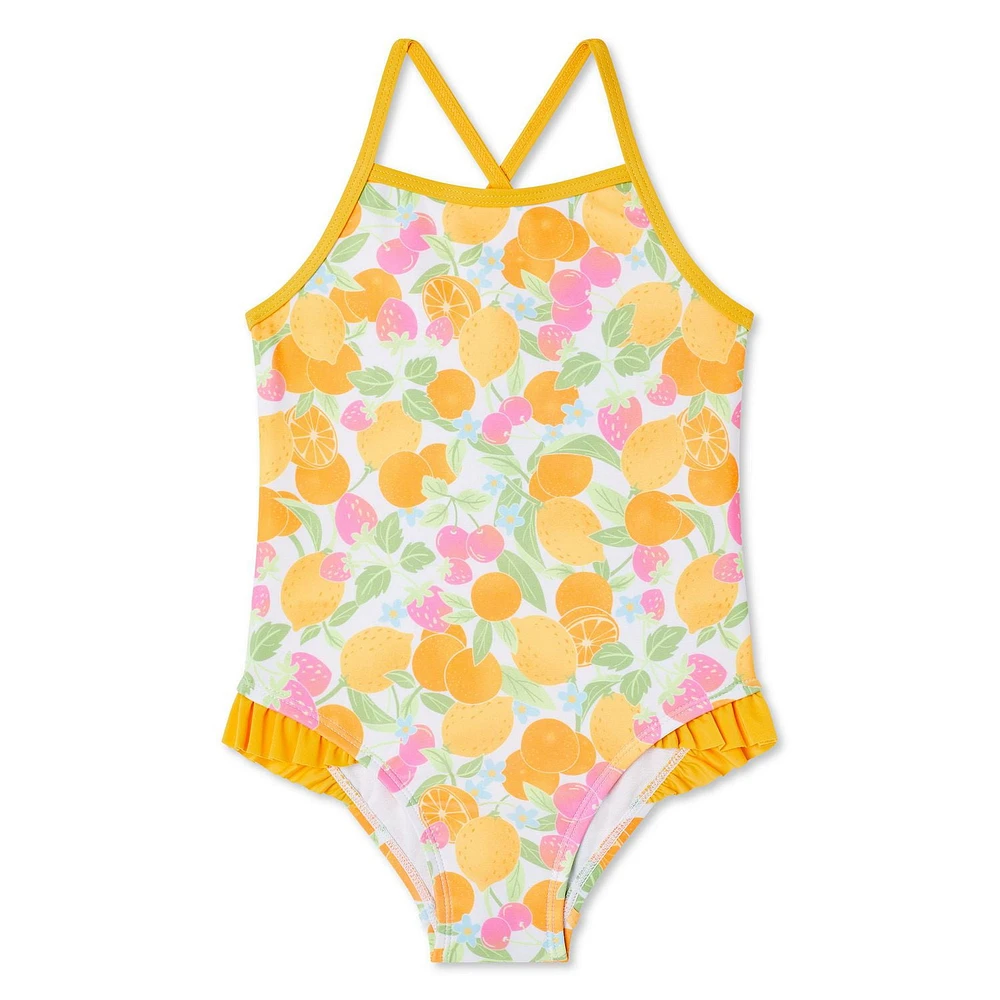 George Toddler Girls' Ruffle Swimsuit 1-Piece