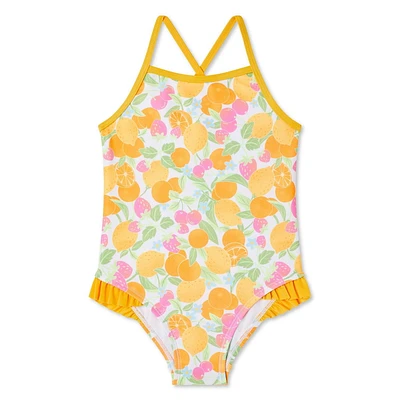 Maillot de bain 1 pièce à volants George pour petites filles