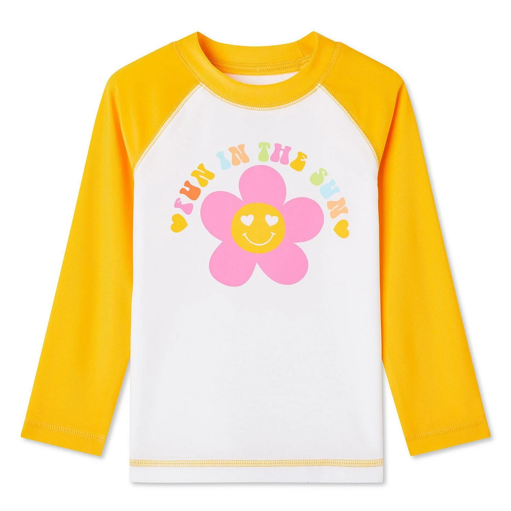 George Toddler Girls' Long Sleeve Rash Guard