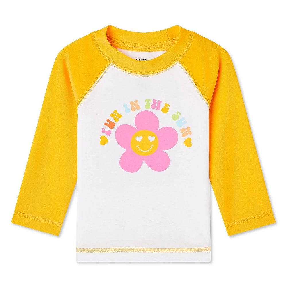 George Baby Girls' Long Sleeve Rash Guard