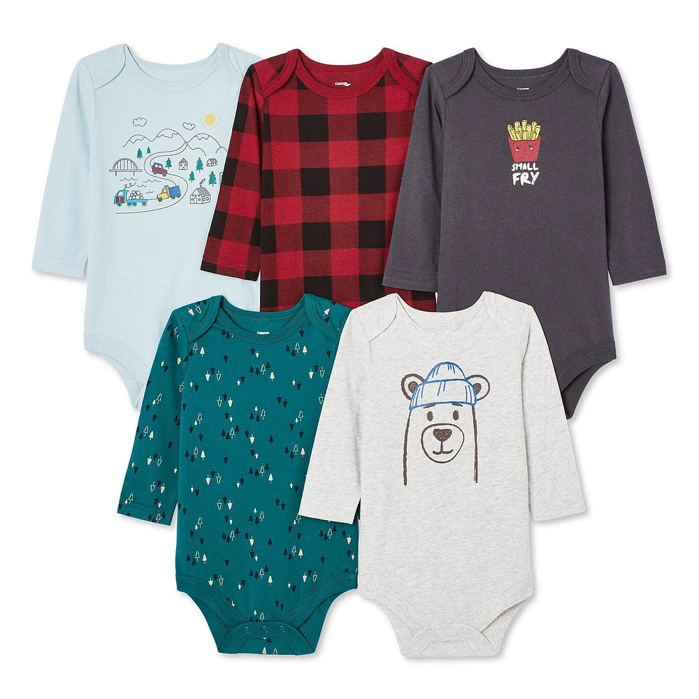 George Baby Boys' Bodysuit 5-Pack