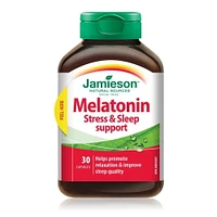 Jamieson Melatonin Stress and Sleep Support Capsules, 30 capsules