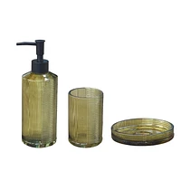 hometrends Scaled Green Glass Lotion Pump