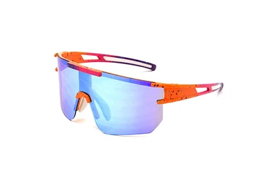 Athletic Works Pink and Orange Shield Sunglasses