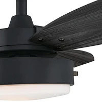 Westinghouse Alloy 42" Indoor Ceiling Fan with LED Light Fixture - Matte Black