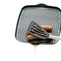 Starfrit® Grill Pan with Foldable Handle, Black