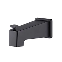 The akuaplus® square bathtub spout with pull-out diverter and 1/2 in. Slip-On.