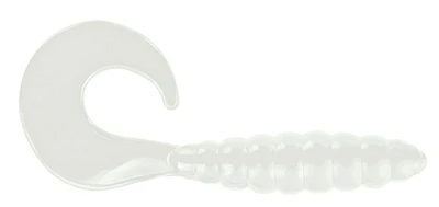 Apex AP-CT2-8 Curly Tail 2" White, Curly Tail 2" White