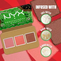 Buttermelt Face Blush Bronzer Duo Holiday Gift Set : Dark