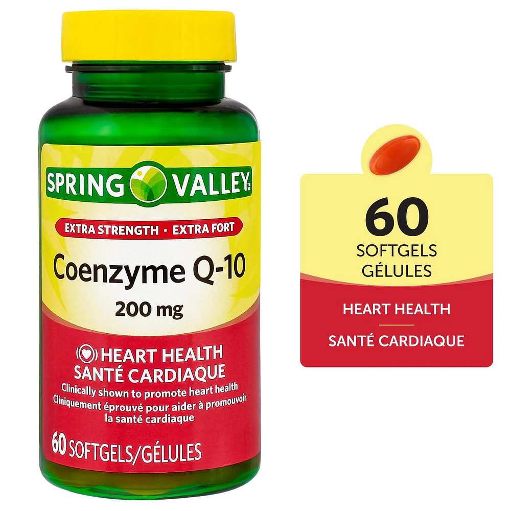 Spring Valley Coenzyme Q-10, 200 mg, 60 Softgels