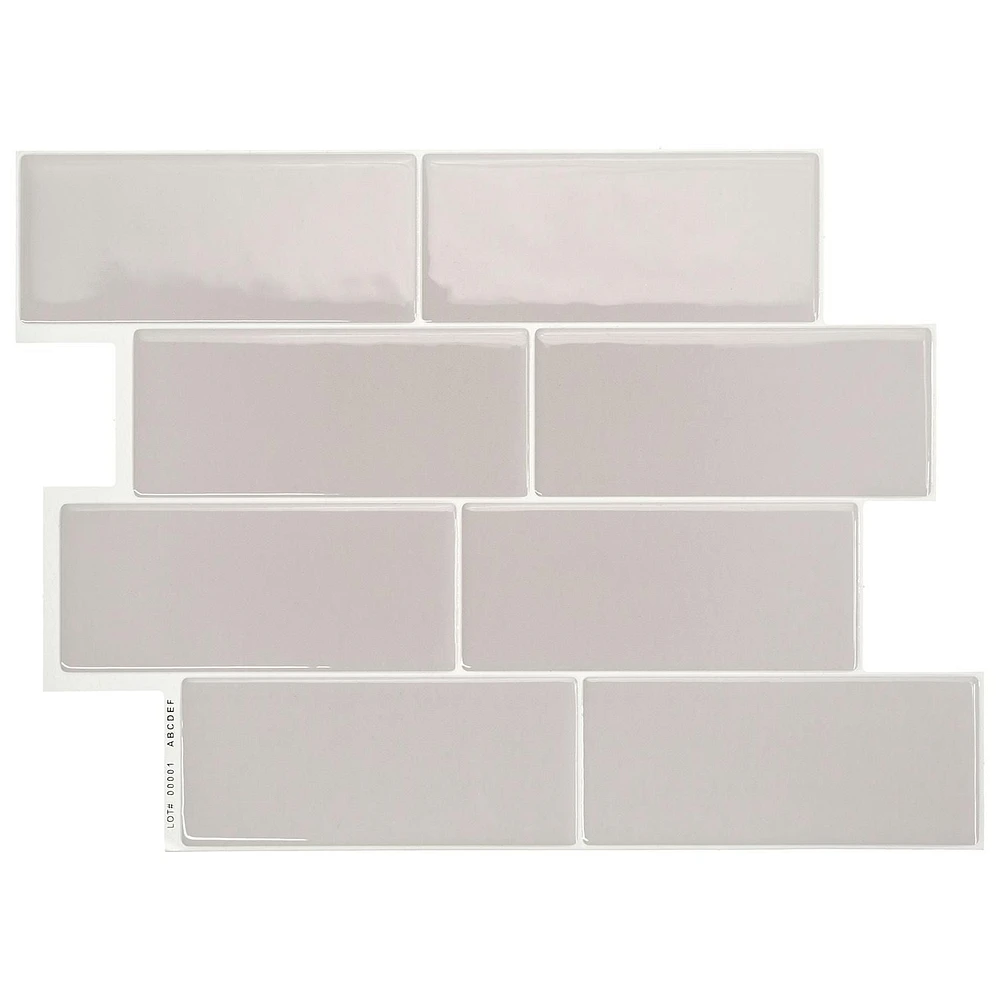 SMART TILES PEEL & STICK BACKSPLASH - METRO CASSANDRA - 4 Pieces 11.56 x 8.38