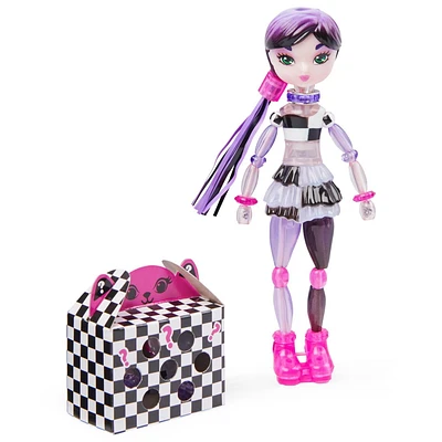 Twisty Girlz, Series 2, Chexie Transforming Doll to Collectible Bracelet with Mystery Twisty Petz