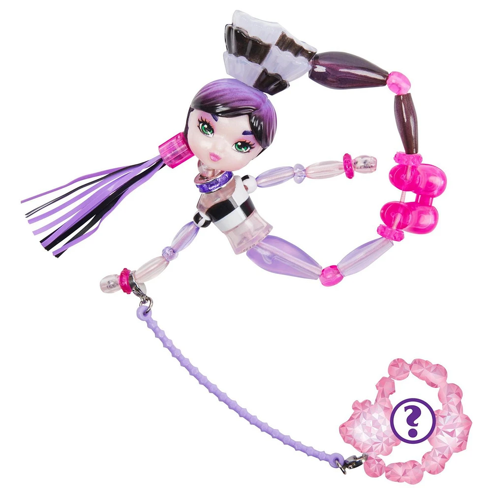 Twisty Girlz, Série 2, Poupée à transformer en bracelet à collectionner Chexie avec Twisty Petz mystère