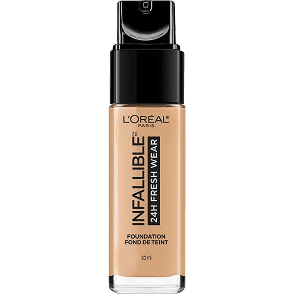 L'Oréal Paris Fond de Teint Liquide Infallible Fresh Wear, couvrance totale Formule Longue Tenue