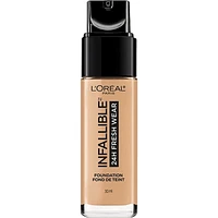 L'Oréal Paris Fond de Teint Liquide Infallible Fresh Wear, couvrance totale Formule Longue Tenue