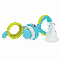 Nûby™ Twist n' Feed™ First Soft Foods Feeder - Green/Aqua, Comes with hygienic cover