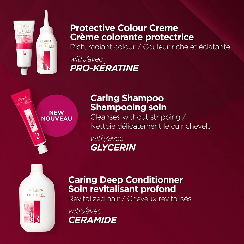 L'Oréal Paris Permanent Hair Colour Excellence Crème, 1 EA, 1 Pack