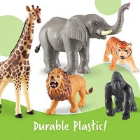 Learning Resources Jumbo Jungle Animals, Preschool Learning Toy, Boys Girls, Ages 18 months+