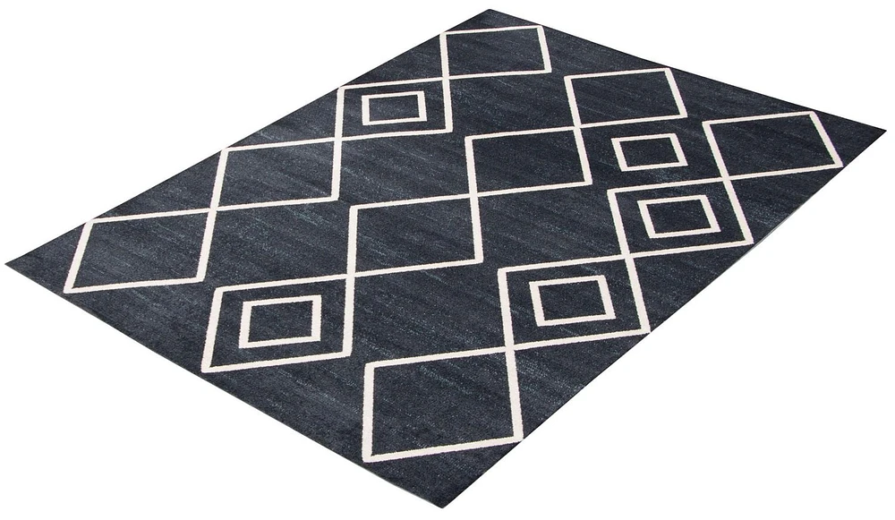 ECARPET Washable Geometric Area Rug & Runner for Living Room, Bedroom, Kitchen, Hallway