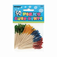 Frilly Cocktail Toothpicks, 50ct