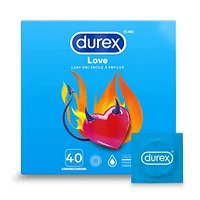 Paquet économique de condoms Durex Love faciles à enfiler et lubrifiés