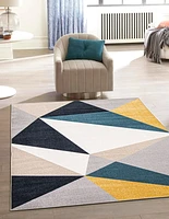 ECARPET Washable Modern Abstract Area Rug for Living Room, Bedroom, Kitchen, Hallway