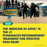 Advil Liqui Gels 72's, 200 mg solubilized ibuprofen (free acid and potassium salt)Pain reliever/Fever reducer