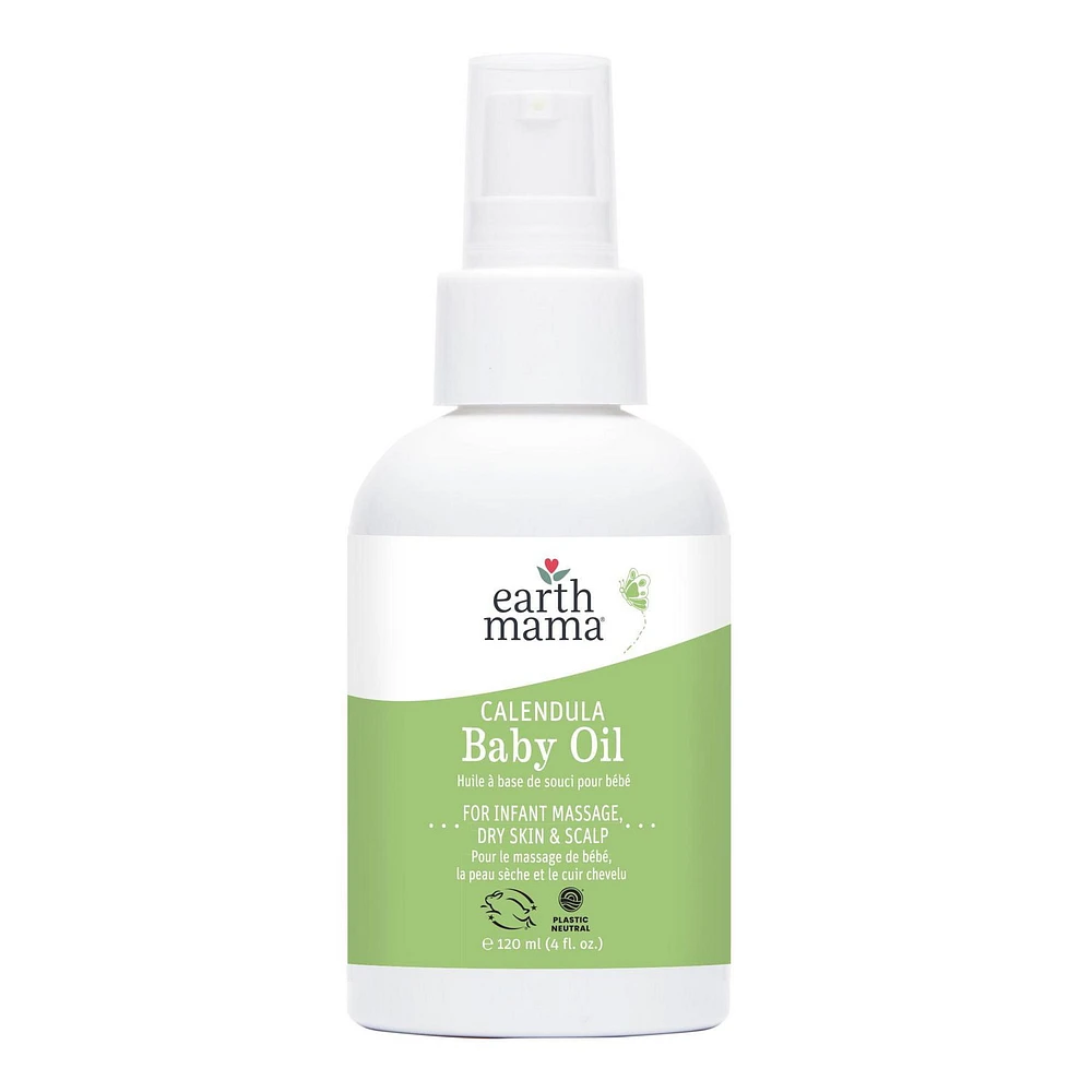 Earth Mama Calendula Baby Oil for Infant Massage