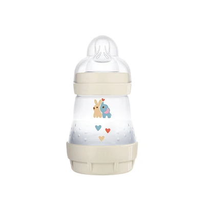 Biberon anti-coliques MAM Easy Start, 160 ml (1 unité), produits essentiels pour nouveau-né, biberons à débit lent avec tétine en silicone, biberons unisexes pour bébé