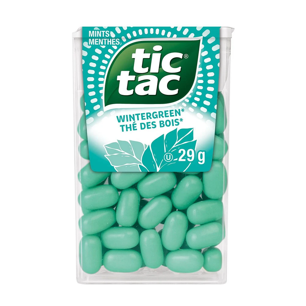 TIC TAC® Mints,  Wintergreen, Mint Candy, 60 pills, 29g