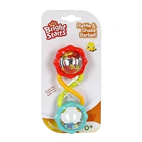 Bright Starts Rattle & Shake Barbell Toy, 0 to 12 months