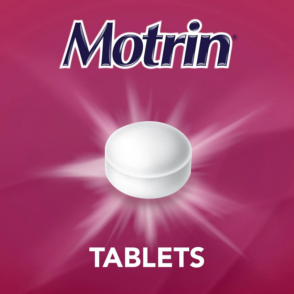 Motrin Super Strength Pain Relief Ibuprofen 400 mg Tablets