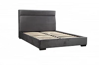 Santa Monica King Platform Bed, Grey