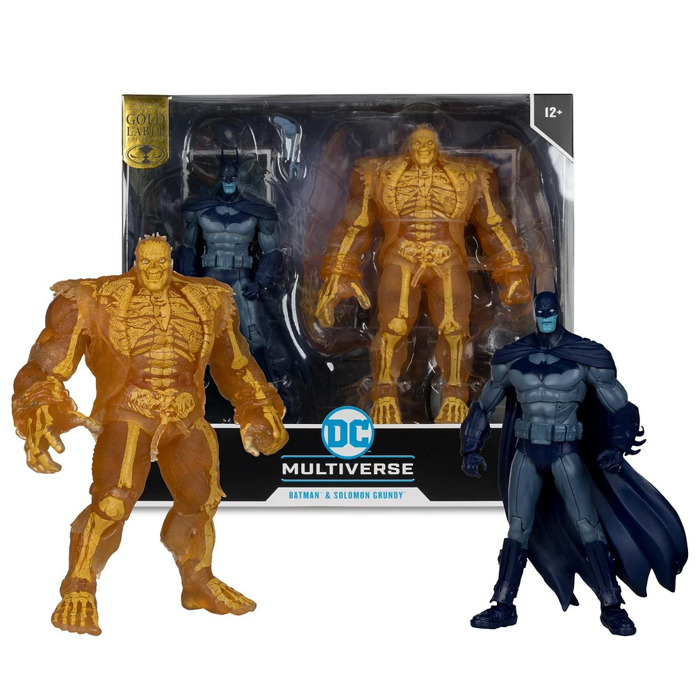 DC Multiverse Batman & Solomon Grundy (Arkham City) 2pk Gold Label