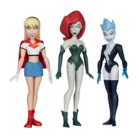 McFarlane Toys - The New Batman Adventures Poison Ivy Live Wire Supergirl (Girls' Night Out)