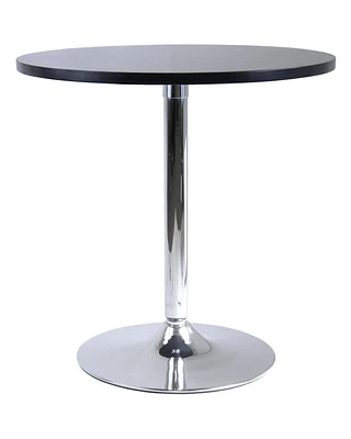 Winsome Spectrum 29" Round Dining Table with Metal Leg