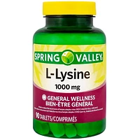 Spring Valley L-Lysine, 1000 mg, 90 Tablets