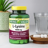 Spring Valley L-Lysine, 1000 mg, 90 Tablets