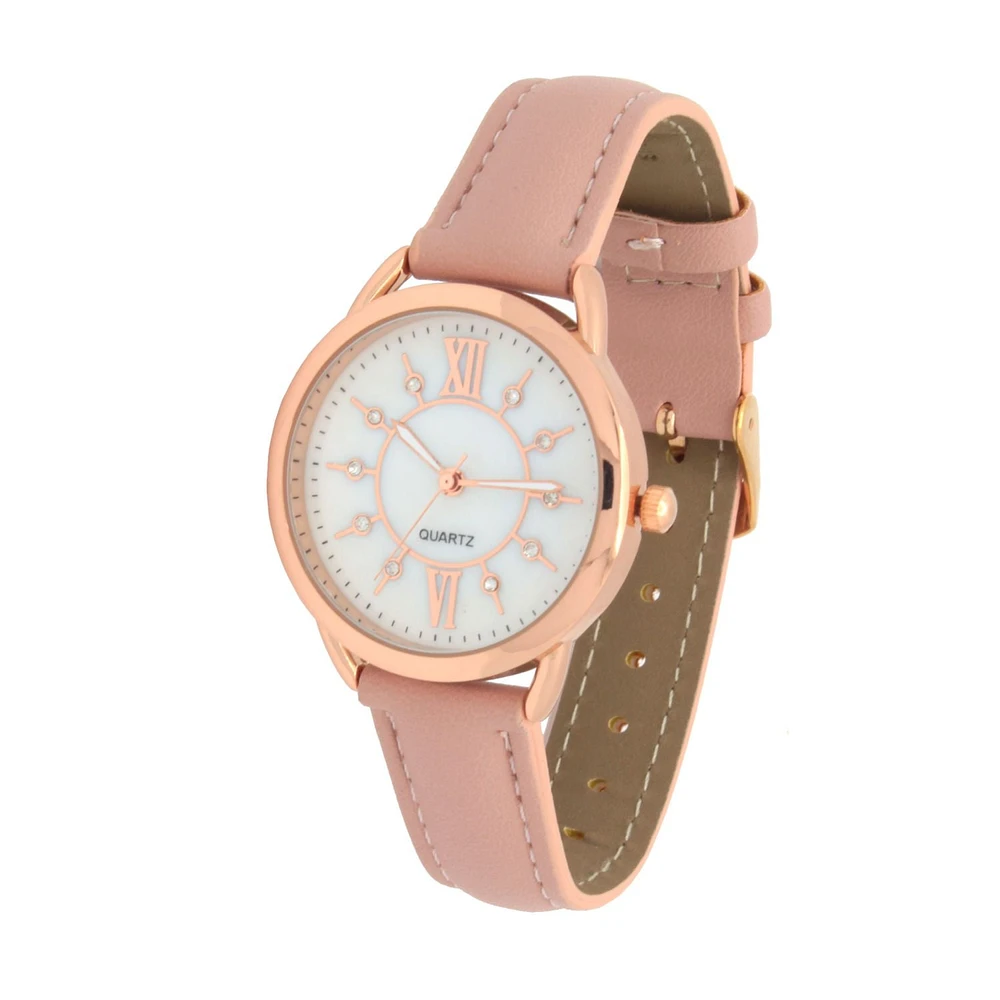 George Ladies Blush Strap Watch