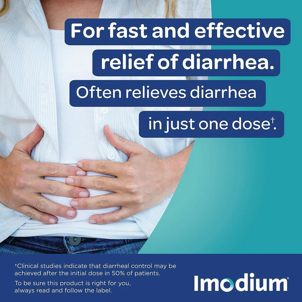 Imodium Diarrhea Relief, Liqui-Gels, 24 Count