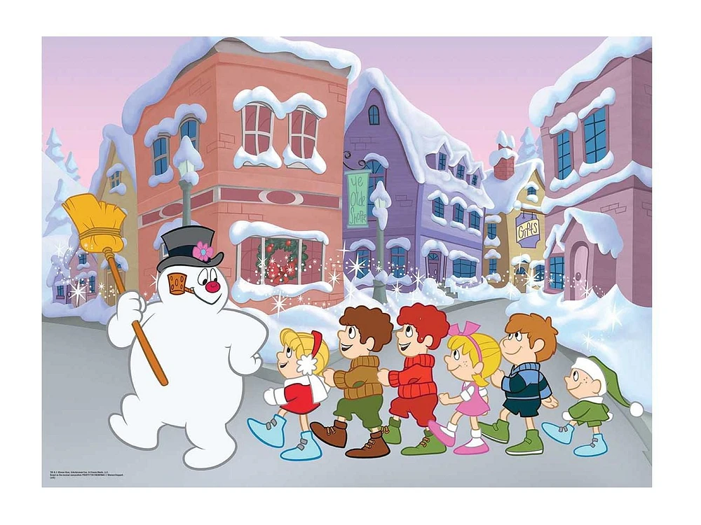 Ceaco Frosty the Snowman 100-Piece Puzzle Follow Frosty