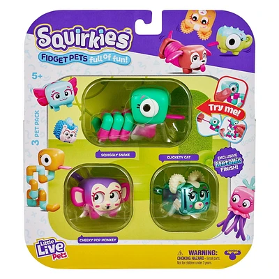 LITTLE LIVE PETS SQUIRKIES 3PK - AST 1