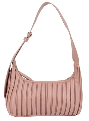 Ladies Pleated Hobo Handbag