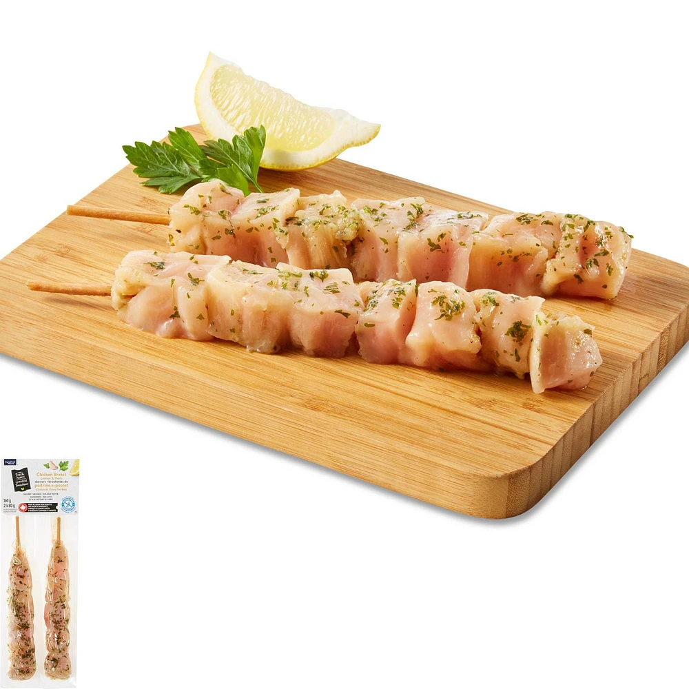 Your Fresh Market Chicken Breast Lemon & Herb Skewers