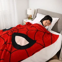 Marvel Spiderman Curly Fur Throw, 50" x 60"