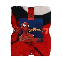 Marvel Spiderman Curly Fur Throw, 50" x 60"