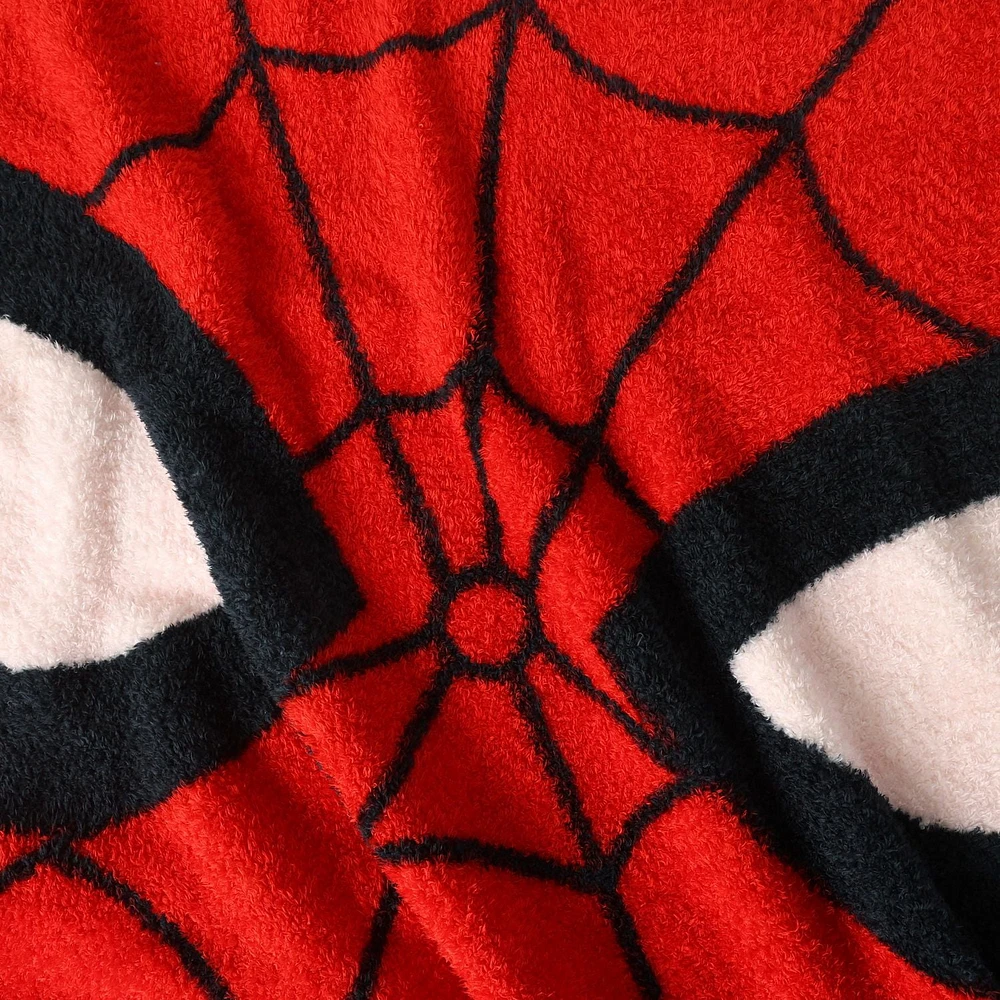 Marvel Spiderman Curly Fur Throw, 50" x 60"