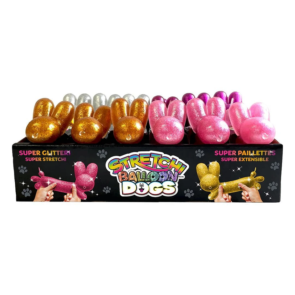 Stretchi Glitter Balloon Dogs, Cute, Squishy, Satisfying!