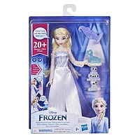 Disney's Frozen 2 Talking Elsa and Friends, Elsa Doll with Sounds and Phrases, Toy for Kids 3 and Up